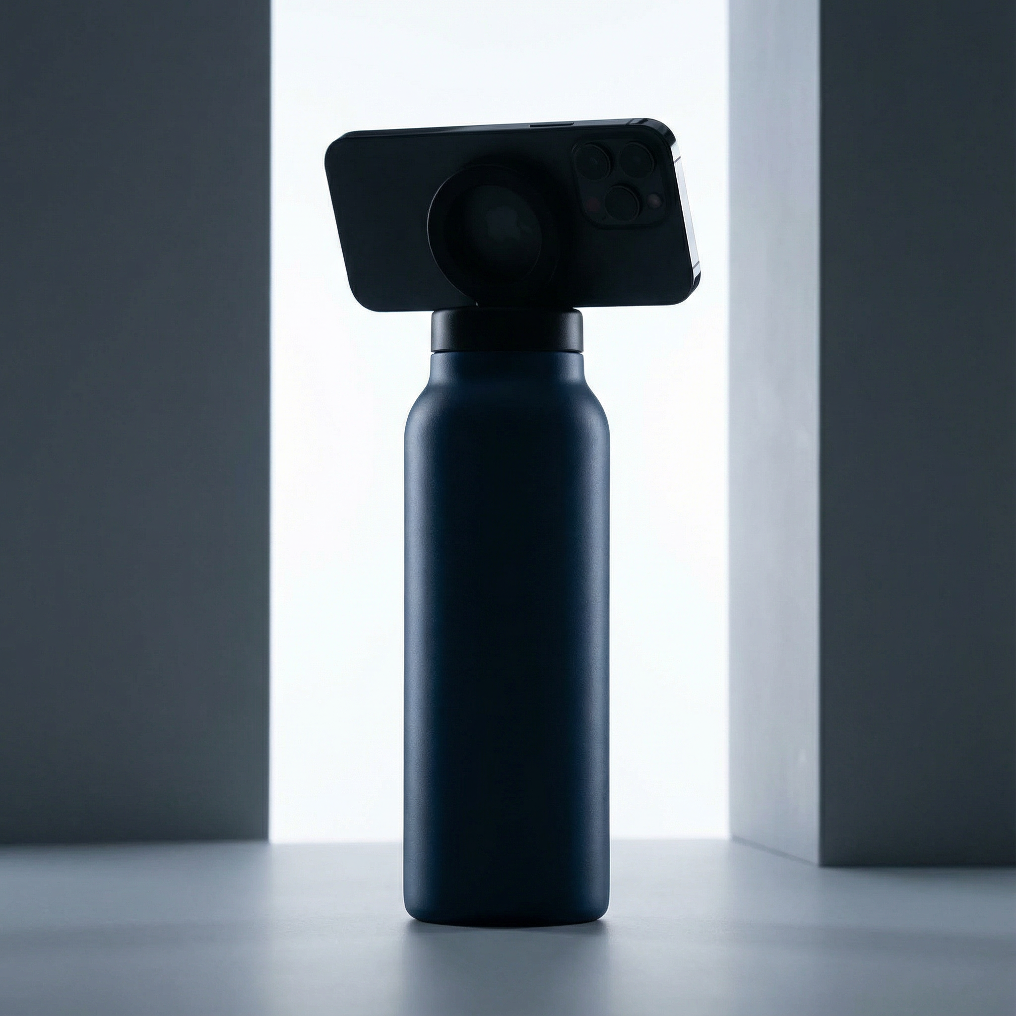 Water Bottle - Magnetic Phone Stand
