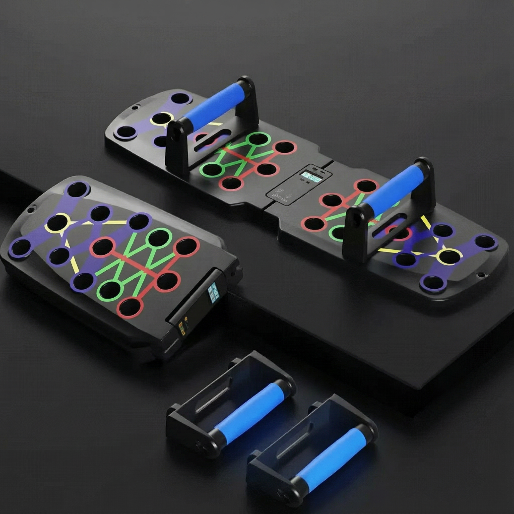 Multifunctional Folding Push Up Board Set